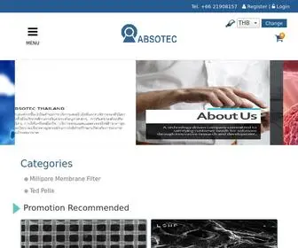 Absotecshop.com(ABSOTEC CO) Screenshot