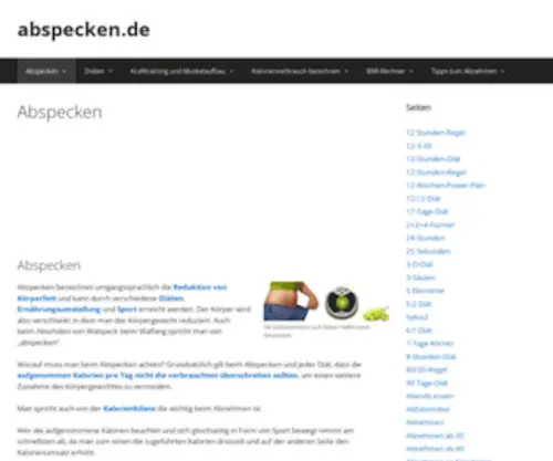 Abspecken.de(Abspecken) Screenshot
