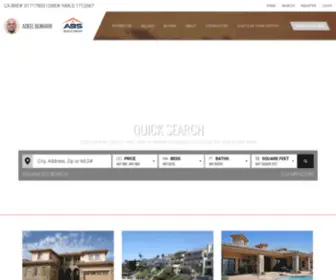 Absrealtygroup.com(Newport Beach Real Estate) Screenshot