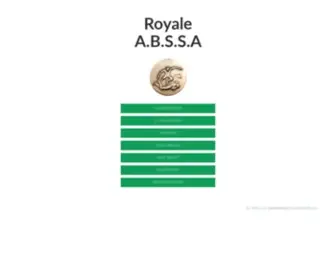 Abssa.org(Est une association sans but lucratif constituée sous la présidence d'honneur de Monsieur Rudi VERVOORT) Screenshot