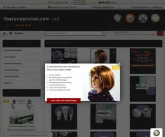 Abstandshalter.com(Abstandshalter in vielen Variationen zu top Preisen kaufen) Screenshot