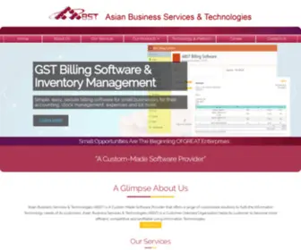 Abstglobal.com(Asian Business Services & Technologies) Screenshot