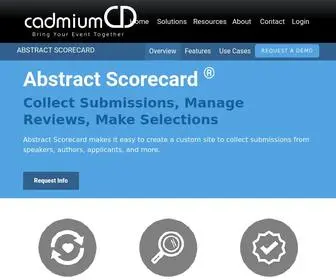 Abstractscorecard.com(Scorecard Submissions & Review Software) Screenshot