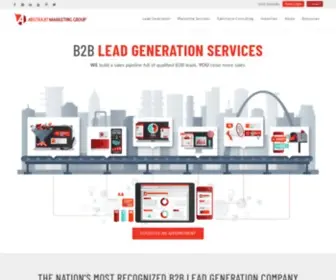 Abstraktmg.com(B2B Lead Generation Services) Screenshot