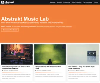 Abstraktmusiclab.com(Abstrakt Music Lab) Screenshot