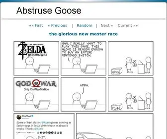 Abstrusegoose.com(Abstruse Goose) Screenshot