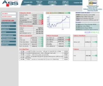 Absysteme.fr(Accueil site ABS) Screenshot