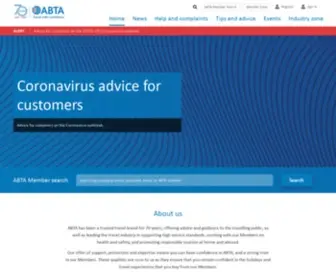 Abta.com(Travel Advice & Holiday Information) Screenshot