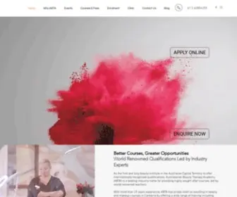 Abtaedu.com.au(Makeup, Beauty, Nails & Spa Training) Screenshot