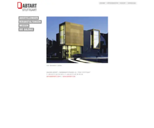 Abtart.com(Galerie ABTART) Screenshot