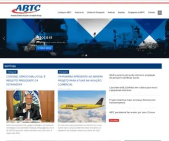 ABTC.org.br(Página inicial) Screenshot