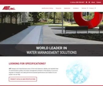 Abtdrains.com(The World Leader in Surface Drainage Solutions) Screenshot