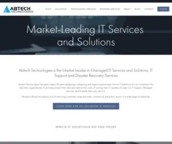 Abtechtechnologies.com(Managed IT Support Services) Screenshot
