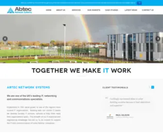 Abtecnet.com(Abtec Network Systems) Screenshot