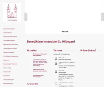 Abtei-ST-Hildegard.de(BENEDIKTINERINNENABTEI ST) Screenshot