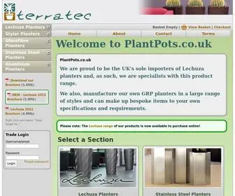 Abterratec.co.uk(Lechuza planters) Screenshot