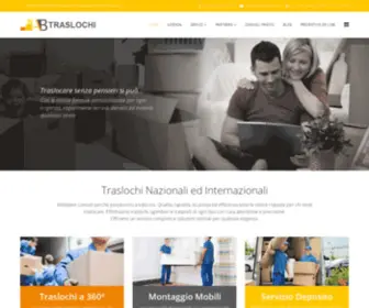Abtraslochi.ch(AB Traslochi e Trasporti locali ed internazionali) Screenshot