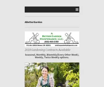 Abtrgarden.com(A Better Garden Maintenance) Screenshot