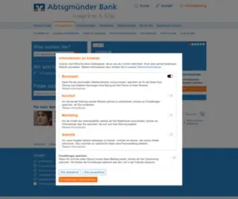 Abtsgmuender-Bank.de(Startseite) Screenshot