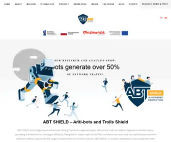 Abtshield.com(Anti-bots and trolls shield) Screenshot