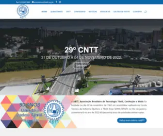 ABTT.org.br(Associação Brasileira de Tecnologia Têxtil) Screenshot