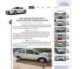 Abucars.net(Used cars) Screenshot