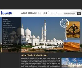 Abudhabi-Guide.de(Abu Dhabi Reiseführer) Screenshot