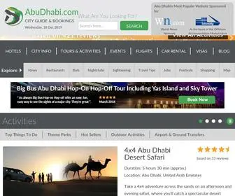 Abudhabi.com(Visit Abu Dhabi) Screenshot