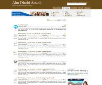 Abudhabiasset.com(Abu Dhabi Property Real Estate Assets Flat) Screenshot