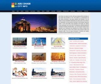 Abudhabicityinfo.com(Abu Dhabi City Information Guide) Screenshot