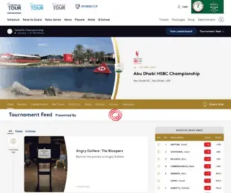 Abudhabigolfchampionship.com(Abu Dhabi Golf Championship) Screenshot