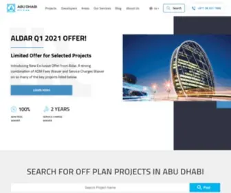 Abudhabioffplan.ae(Buy luxury properties in Abu Dhabi) Screenshot