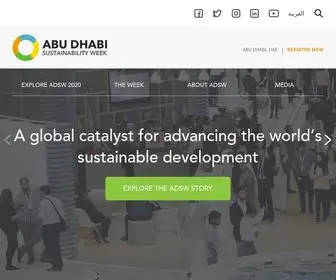 Abudhabisustainabilityweek.com Screenshot