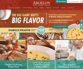 Abuelos.com(Abuelo's Mexican Restaurant Located In Texas) Screenshot