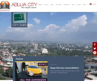 Abujacity.com(Abujacity Digital Capital Nigeria) Screenshot