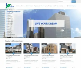 Abujaproperties.com(Abuja Real Estate Listing) Screenshot