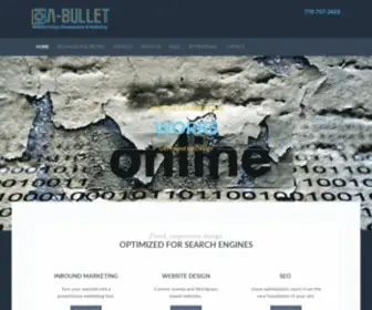 Abulletdesign.com(A-Bullet Advertising & Marketing) Screenshot