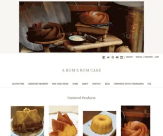 Abumsrumcake.com(A Bum's Rum Cake) Screenshot