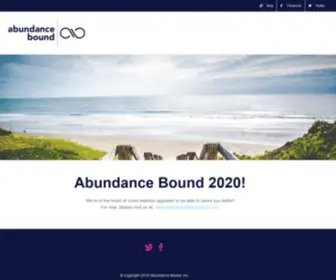 Abundancebound.com(Abundance Bound) Screenshot