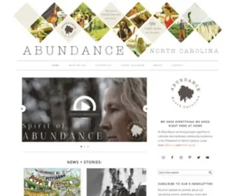 Abundancenc.org(Abundance NC) Screenshot