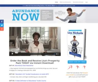 Abundancenowonline.com(Amplify Your Life and Achieve Prosperity Today) Screenshot