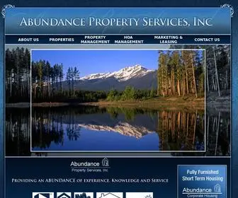 Abundanceps.com(Home Owner Association Management by Abundance Property Services) Screenshot