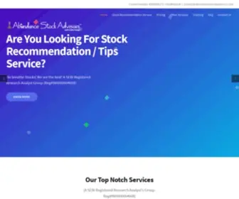 Abundancestockadvisors.com(Let's make money) Screenshot