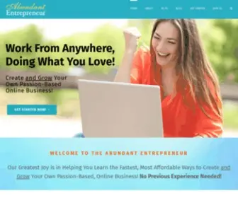 Abundantentrepreneur.com(Abundant Entrepreneur) Screenshot