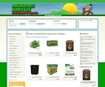 Abundantharvesthydroponics.com(Abundant Harvest Hydroponics & Organics) Screenshot