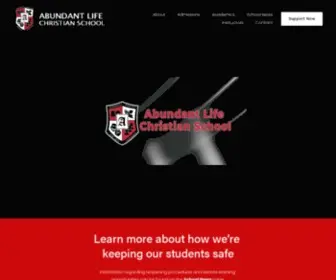 Abundantlifechristianschool.org(Abundant Life Christian School) Screenshot