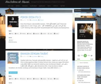Abusalma.net(Homepage Pribadi Abu Salma Muhammad bin Burhan bin Yusuf al) Screenshot