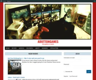 Abuttongames.com(For Gamers) Screenshot