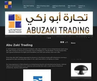 Abuzaki.com(ABU ZAKI) Screenshot