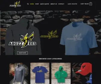 Abuzzteeshive.com(Abuzz Tees) Screenshot